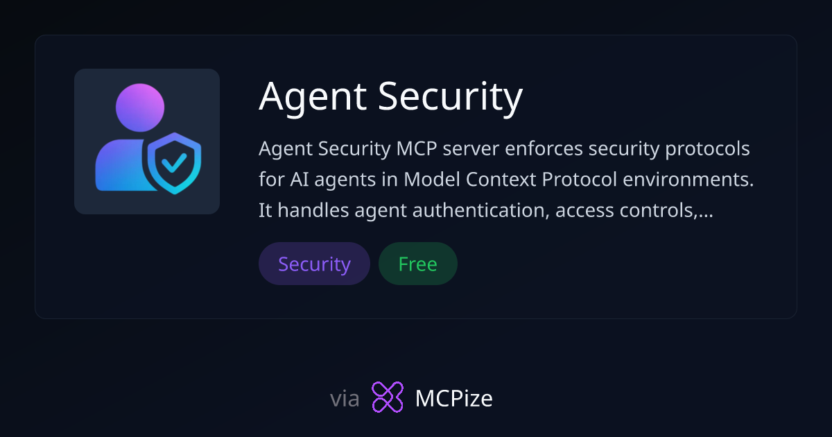 Agent Security - MCP Server