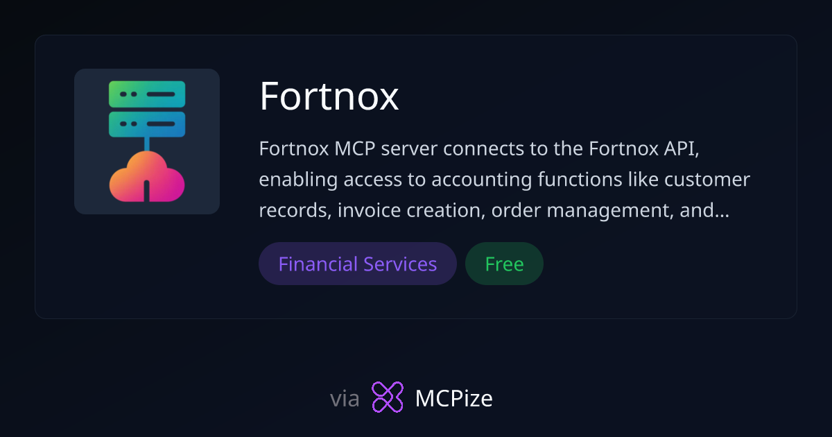 Fortnox - MCP Server