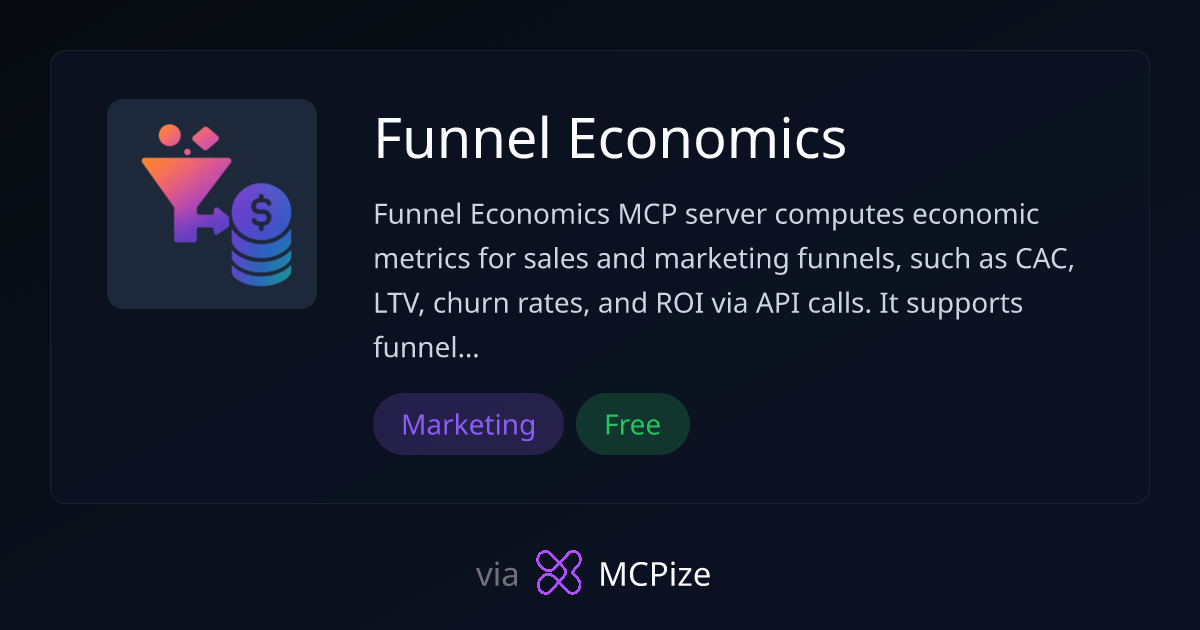 Funnel Economics - MCP Server