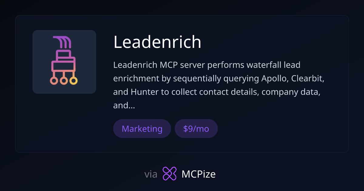 Leadenrich - MCP Server