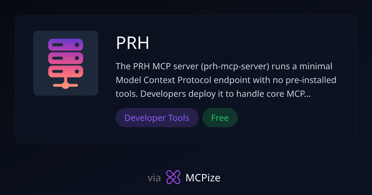 PRH - MCP Server